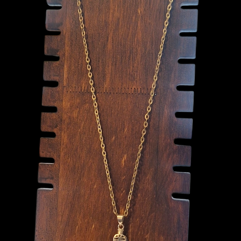 Gold Coin Pendant Necklace - Commonwealth Of The Bahamas 1980 - Picture 5 of 8